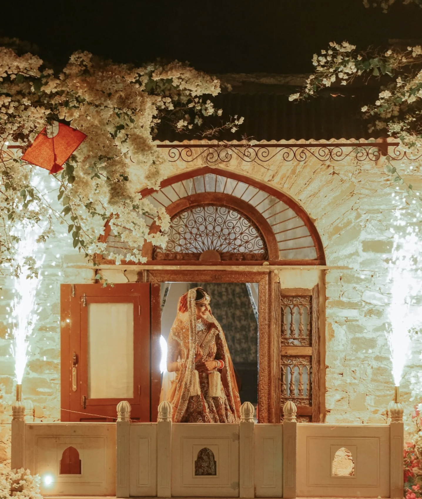 Guests celebrating at a wedding reception